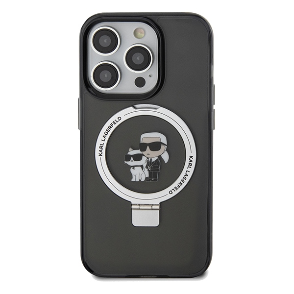 Karl Lagerfeld MagSafe dėklas iPhone 13 Pro Max – juodas