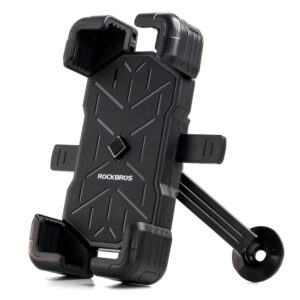 Rockbros 25210030007 motociklo telefono laikiklis, juodas