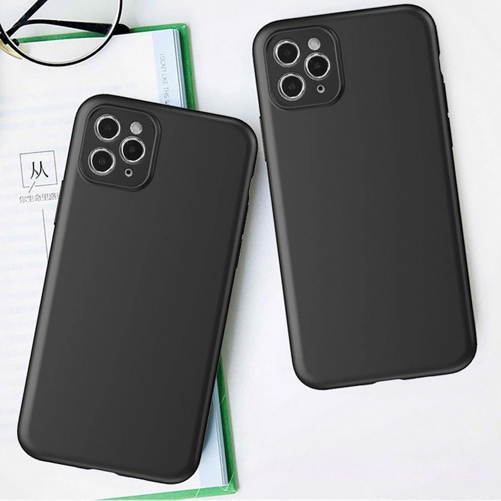 Minkštas telefono dėklas 2 - juodas