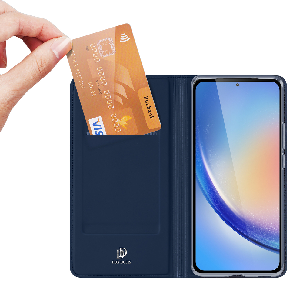 Dux Ducis Skin Pro dėklas Samsung A35 5G – mėlynas