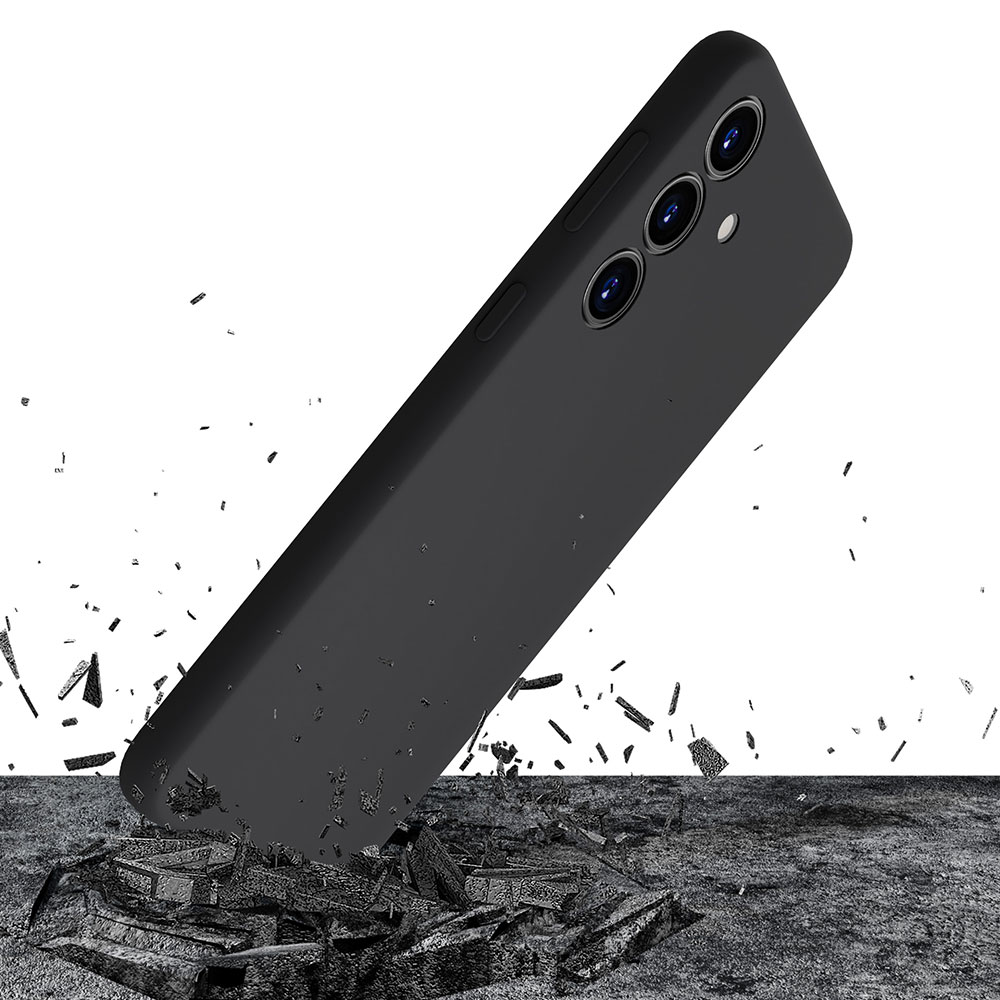 3mk silikoninis dėklas, skirtas Samsung Galaxy S24+ - juodas
