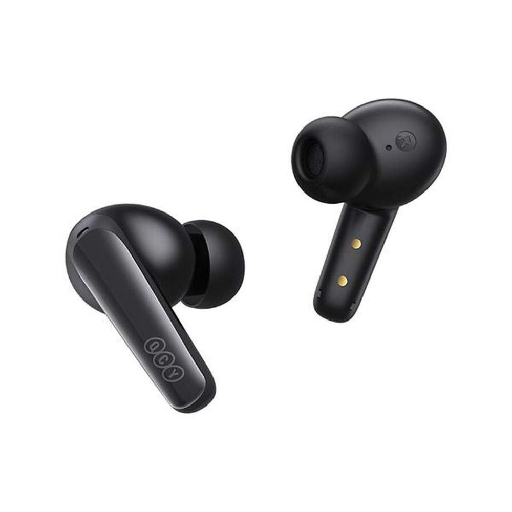 QCY T13x TWS belaidės į ausis įdedamos Bluetooth 5.3 ausinės – juodos