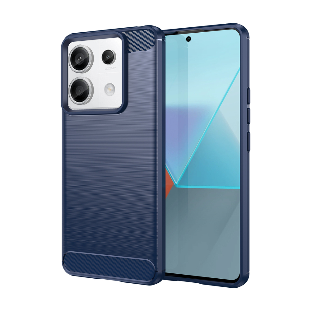 Carbon Case dėklas Xiaomi Redmi Note 13 Pro – mėlynas