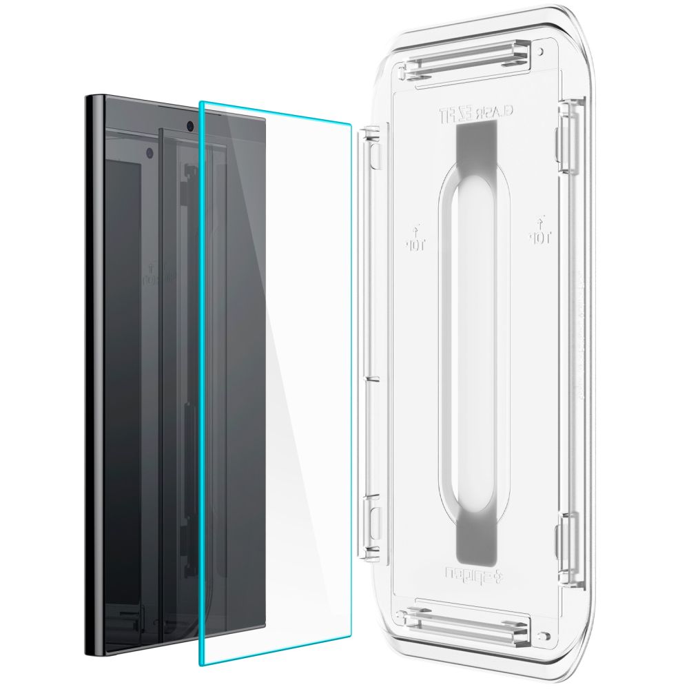 Apsauginis stiklas Spigen Glas.tR EZ Fit, Galaxy S24 Ultra, 2 vnt., skaidrus
