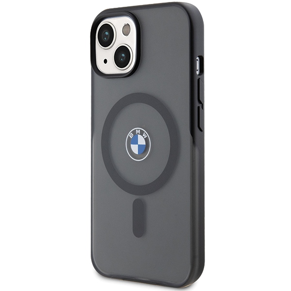 BMW MagSafe dėklas iPhone 15 Plus / 14 Plus – juodas