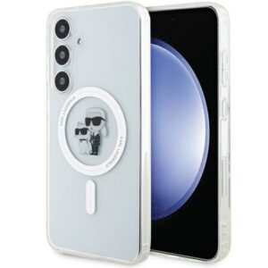 Karl Lagerfeld MagSafe dėklas Galaxy S24 – skaidrus