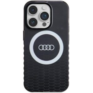 Audi MagSafe dėklas iPhone 14 Pro – juodas