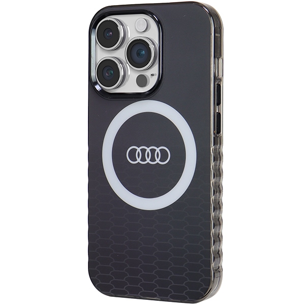 Audi MagSafe dėklas iPhone 14 Pro – juodas