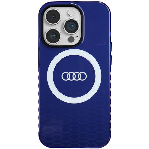 Audi MagSafe dėklas iPhone 14 Pro – mėlynas
