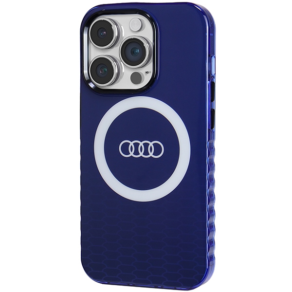 Audi MagSafe dėklas iPhone 14 Pro – mėlynas