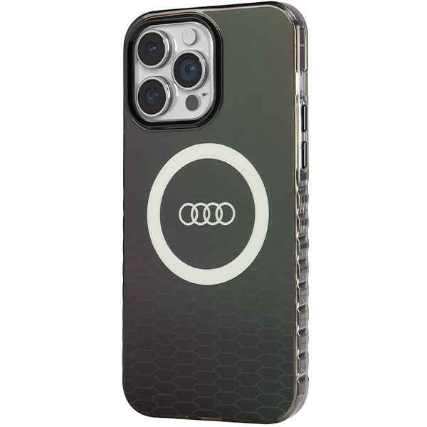 Audi MagSafe dėklas iPhone 14 Pro Max – juodas