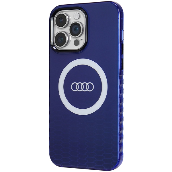 Audi MagSafe dėklas iPhone 14 Pro Max – mėlynas
