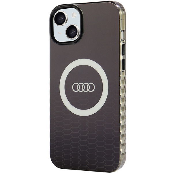 Audi MagSafe dėklas iPhone 15 Plus/14 Plus – juodas