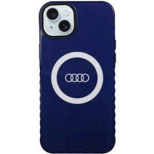 Audi MagSafe dėklas iPhone 15 Plus / 14 Plus – mėlynas