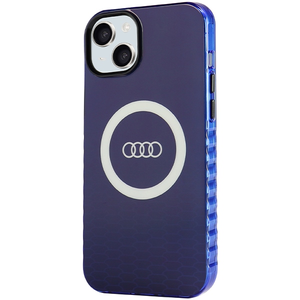 Audi MagSafe dėklas iPhone 15 Plus / 14 Plus – mėlynas