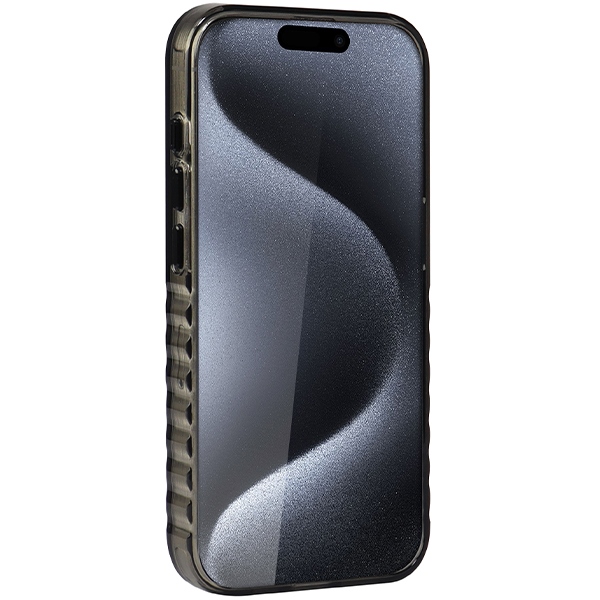 Audi MagSafe dėklas iPhone 15 Pro – juodas