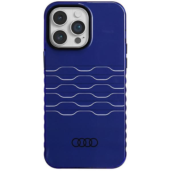 Audi MagSafe dėklas iPhone 14 Pro Max – mėlynas