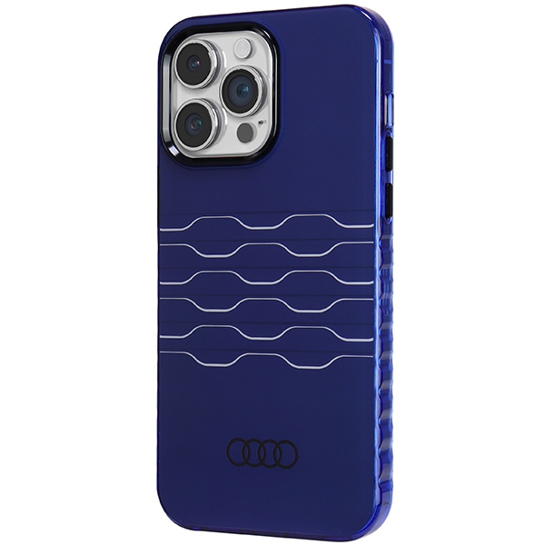 Audi MagSafe dėklas iPhone 14 Pro Max – mėlynas