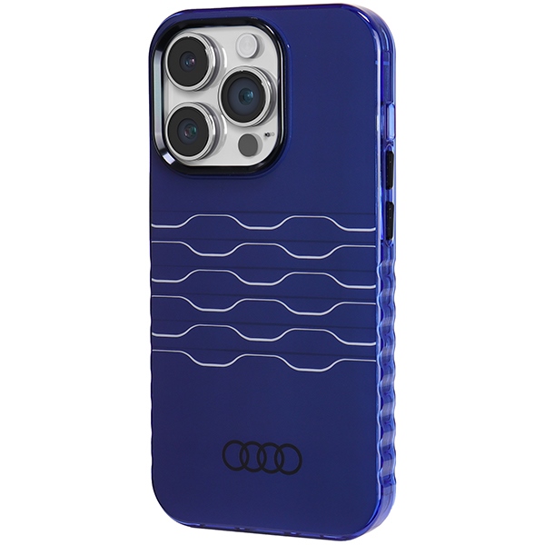 Audi IML MagSafe dėklas iPhone 14 Pro – mėlynas