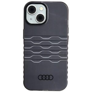 Audi MagSafe dėklas iPhone 15/14/13 6.1 – juodas