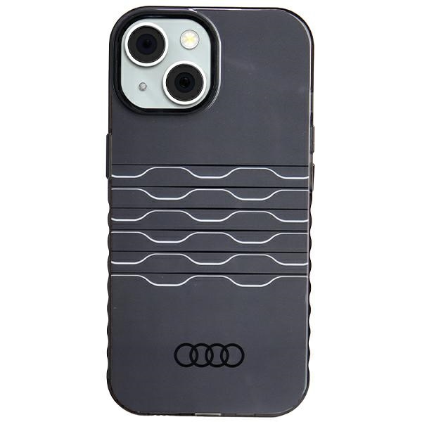 Audi MagSafe dėklas iPhone 15/14/13 6.1 – juodas