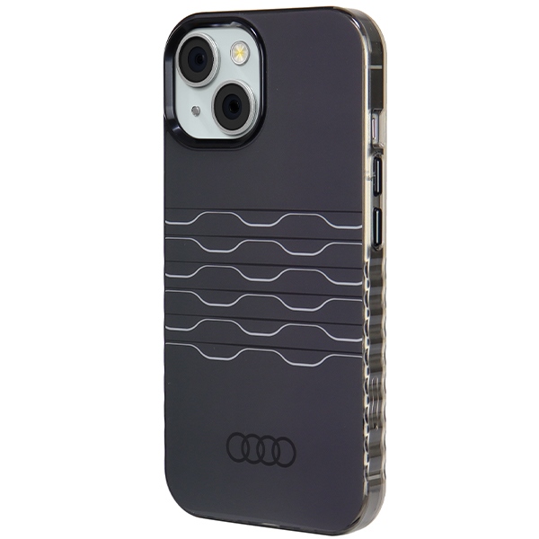 Audi MagSafe dėklas iPhone 15/14/13 6.1 – juodas