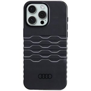 Audi MagSafe dėklas iPhone 15 Pro Max – juodas
