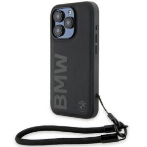 BMW odinis dėklas iPhone 15 Pro – juodas