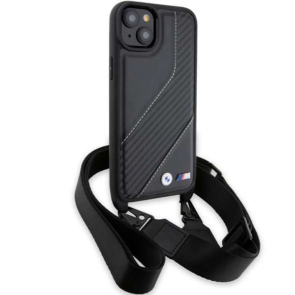 BMW M Edition dėklas iPhone 15 Plus/14 Plus – juodas