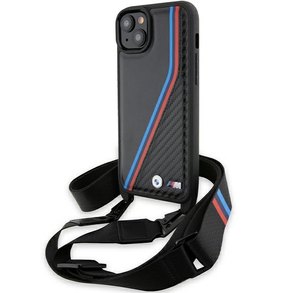 BMW M Edition dėklas iPhone 15 Plus/14 Plus – juodas