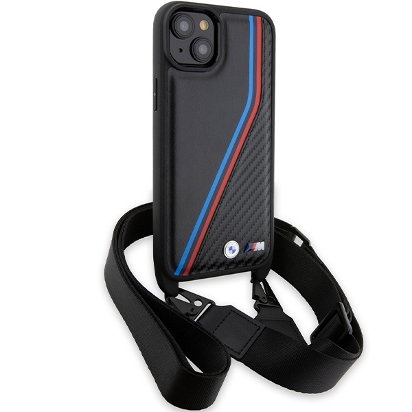 BMW M Edition dėklas iPhone 15 Plus/14 Plus – juodas