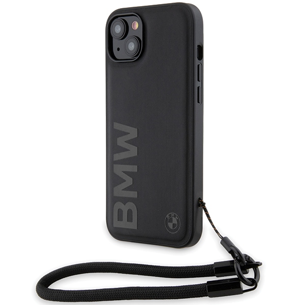 BMW odinis dėklas iPhone 15 Plus / 14 Plus – juodas