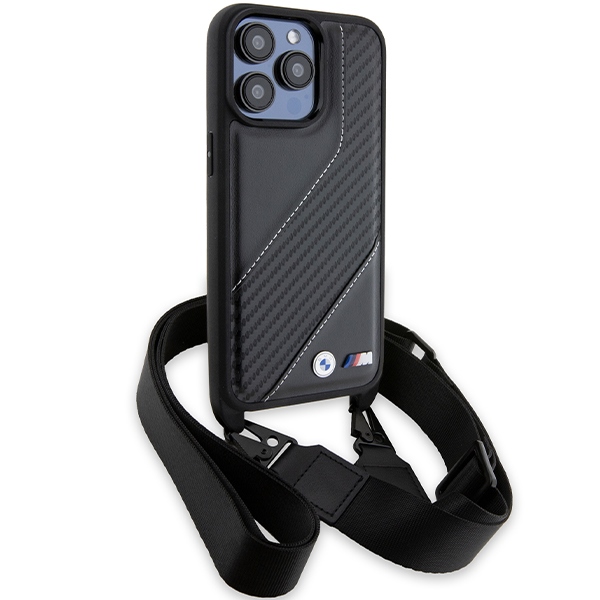 BMW M Edition dėklas iPhone 15 Pro Max – juodas