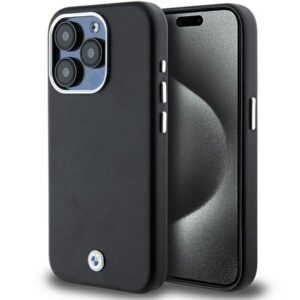 BMW MagSafe dėklas iPhone 15 Pro – juodas