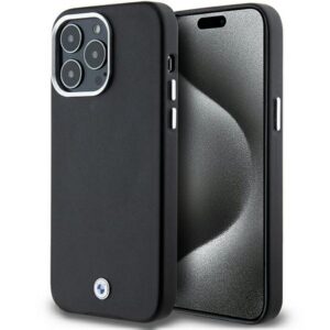 BMW MagSafe dėklas iPhone 15 Pro Max – juodas