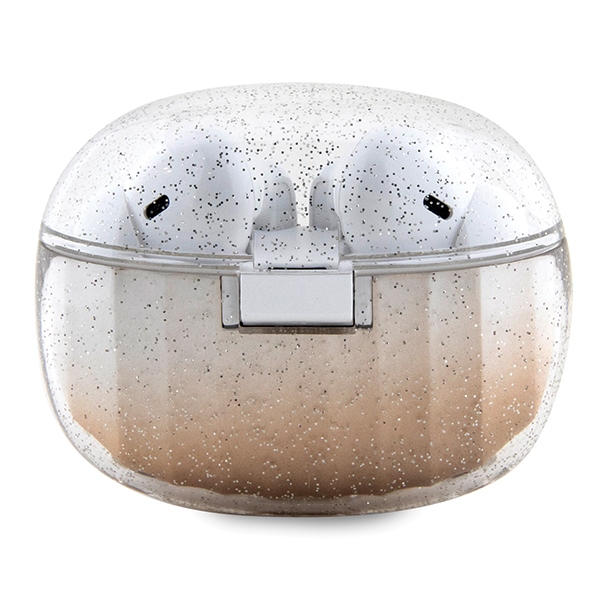 Guess Glitter Gradient TWS Bluetooth ausinės – auksinės
