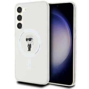 Karl Lagerfeld MagSafe dėklas Samsung Galaxy S23+ – skaidrus