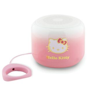 Hello Kitty Electroplate Gradient Bluetooth garsiakalbis – rožinė
