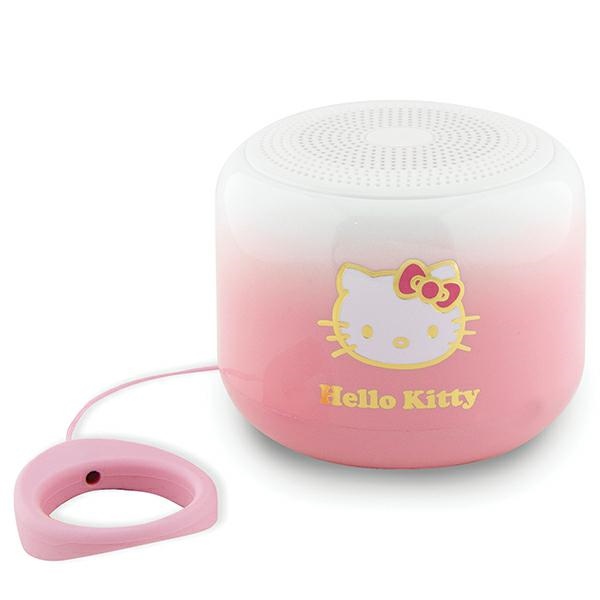 Hello Kitty Electroplate Gradient Bluetooth garsiakalbis – rožinė