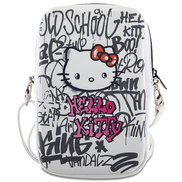 Hello Kitty Graffiti Kitty Head krepšys - baltas