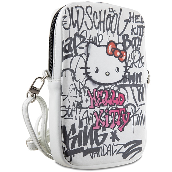 Hello Kitty Graffiti Kitty Head krepšys - baltas