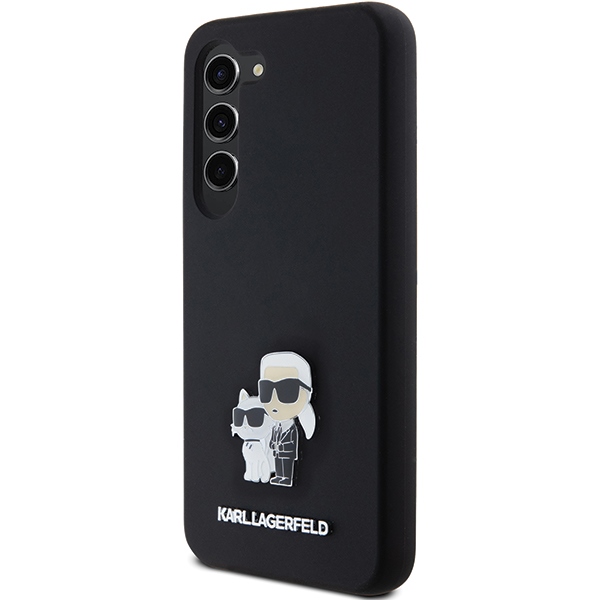 Karl Lagerfeld silikoninis dėklas Samsung Galaxy S23 – juodas