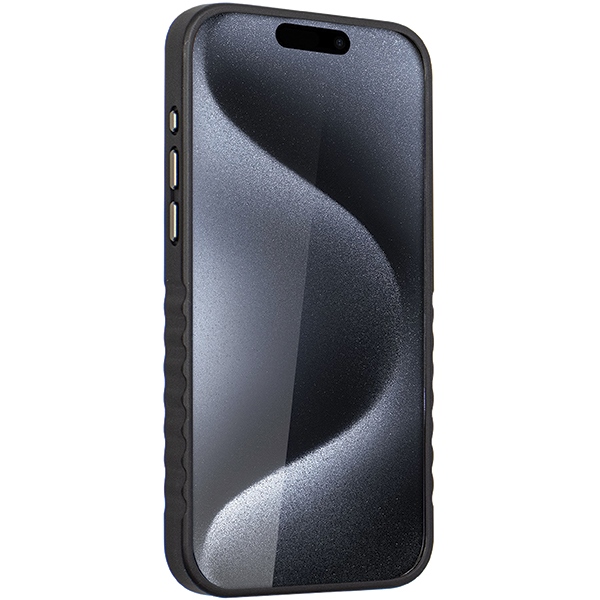 Audi odinis MagSafe dėklas iPhone 15 Pro – juodai raudonas