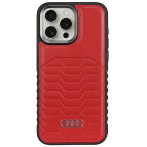 Audi odinis MagSafe dėklas iPhone 14 Pro – raudonas