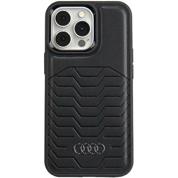 Audi MagSafe eko odos dėklas iPhone 15 Pro – juodas