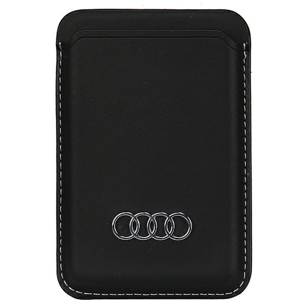 Audi magnetinė MagSafe piniginė kortelėms – juoda