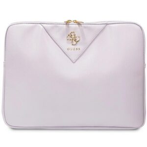 Guess Triangle 4G dėklas 14" nešiojamajam kompiuteriui - violetinis