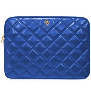 Guess 4G Quilted dėklas 14" nešiojamajam kompiuteriui - mėlynas