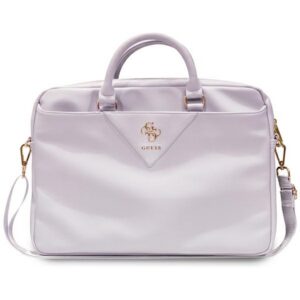 Guess Triangle 4G krepšys 16" nešiojamajam kompiuteriui – violetinis