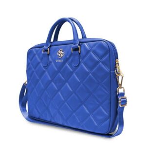Guess Quilted 4G krepšys 16" nešiojamajam kompiuteriui – mėlynas